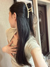 唐芙妮亞克力發(fā)夾后腦勺抓夾超大號(hào)盤頭發(fā)發(fā)卡頭飾發(fā)抓簡(jiǎn)約一字鯊魚夾 杏色一字抓夾13cm 曬單實(shí)拍圖