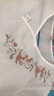 子牧棉麻2025春夏裝 女刺繡盤(pán)扣文藝復古民族風(fēng)寬松顯瘦上衣3308 白色 L (建議115-125斤) 曬單實(shí)拍圖