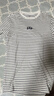 Gap男女裝2025夏季新款logo條紋純棉短袖T恤常規上衣美版 藏藍色條紋 768022 S 美碼 M亞洲碼175/92A 曬單實(shí)拍圖