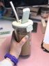 Glasslock玻璃杯進(jìn)口冷水杯高顏值吸管杯咖啡果汁水杯男女便攜冷萃杯450ml 有圖案【贈(zèng)硅膠吸管】綠色 曬單實(shí)拍圖