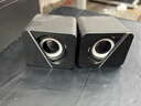 賽達(dá)電腦音響桌面2.0小音箱家用臺式機(jī)筆記本USB迷你低音炮有線手機(jī)通用喇叭 簡約黑 曬單實(shí)拍圖