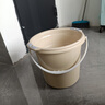 茉茗水桶臉盆倆件套學(xué)生宿舍洗衣桶手提式加厚組合裝洗澡桶清潔桶 【米色】組合裝-雙耳臉盆+水桶 曬單實拍圖