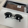 目艮CELINE思琳太陽鏡章若楠同款CL40235復(fù)古金屬墨鏡防曬遮陽眼鏡 40235U-30N 曬單實(shí)拍圖