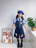 G.DUCKKIDS小黃鴨兒童瘋狂動物城朱迪兔子尼克狐貍警官衣服學(xué)生幼兒園演出服 女童三件套 110 建議4~5歲【100-110cm】cm 曬單實拍圖