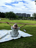 闊色（kuose）綠色短款針織衫開衫薄外套2025夏季新款女長(zhǎng)袖上衣罩衫白色 花綠色5008 S 曬單實(shí)拍圖