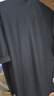 北面（The North Face）速干T恤男短袖休閑吸濕半袖透氣純色簡(jiǎn)約春夏新款 黑色 L/175 曬單實(shí)拍圖