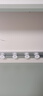 德力西（DELIXI）軌道插座 升級無界 壁掛式導(dǎo)軌插座 10A五孔適配器銀白 曬單實(shí)拍圖