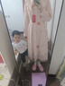 皮爾卡丹2025年新款法式溫柔甜美雪紡碎花連衣裙子女裝春款收腰顯瘦氣質(zhì) 粉色 L 曬單實(shí)拍圖