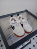 暇步士（Hush Puppies）童鞋新款兒童網(wǎng)面鞋德訓(xùn)鞋寶寶涼鞋女童鞋子軟底戶外運動鞋男童鞋 HP3301藍色皮面四季款 29 曬單實拍圖
