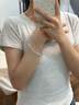 MITHAOL KUSC天然白水晶手串女紫玉圓珠手鏈女生送女友閨蜜銅鍍金 白水晶手鏈【專柜禮盒裝】 【送禮更顯愛意】 曬單實拍圖