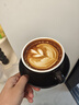 Hero陶瓷特濃杯小容量意式濃縮杯喝水杯馬克杯咖啡杯280ml 黑色 曬單實(shí)拍圖