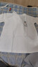 MDlila《兩件裝》情侶裝夏季衣服短袖t恤套裝一男一女寬松上衣班服定制 男白+女白-兩件裝 2XL 男+女S 曬單實(shí)拍圖