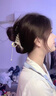 韓生生夏季花朵流蘇發(fā)夾女后腦勺2025新款高端抓夾精致高級(jí)感鯊魚(yú)夾頭飾 11金色麥穗流蘇抓夾11.5cm 曬單實(shí)拍圖