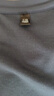 皮爾卡丹（pierre cardin）桑蠶絲短袖t恤男士夏季薄款休閑涼感垂感純色無痕圓領(lǐng)體恤打底衫 藍(lán)色【3310】圓領(lǐng) L 170 【適合體重120-135斤】 曬單實(shí)拍圖