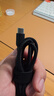 貝爾金（BELKIN）雙Type-C數(shù)據(jù)線 240W快充 CtoC電源線 蘋果電腦MacBook 480Mbps快傳 1米編織款 黑色 CAB025 曬單實拍圖