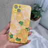 素洛新款桃花蘋(píng)果iPhone15promax手機(jī)殼16proy液態(tài)小羊皮13防摔高級(jí)感14男女8plus情侶12保護(hù)殼11全包 黃色檸檬黃【桃花】 iPhone 13 曬單實(shí)拍圖