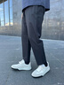 愛步（ECCO）休閑板鞋男 25年秋季新款簡(jiǎn)約拼色休閑鞋運(yùn)動(dòng)男鞋 街頭球鞋539834 灰白色/白色53983450153 42 曬單實(shí)拍圖