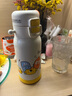 皇寵兒童保溫杯小學(xué)生直飲大容量水杯吸管杯外出水壺二合一550ml+杯套 曬單實(shí)拍圖