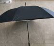美度（MAYDU）雙人長柄雨傘大號24骨雨傘長柄抗暴風直桿晴雨傘M7003藍色 曬單實拍圖