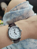 天梭（TISSOT）女表力洛克系列劉亦菲同款經(jīng)典自動機(jī)械手表女士腕表送女友送老婆 T006.207.16.038.00白盤皮帶 曬單實(shí)拍圖