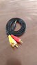 潛優(yōu)av線(xiàn)3.5mm一分三電視機視頻連接線(xiàn)機頂盒功放機音響DVD音箱轉換線(xiàn) 1.35米 曬單實(shí)拍圖