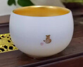 洛湘鎏金主人杯單杯龍馬精神羊脂玉瓷生肖杯個(gè)人專(zhuān)用建盞茶盞高端禮品 羊脂玉瓷-彩繪八駿圖 180ml 曬單實(shí)拍圖