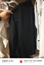 卡賓男裝條紋休閑西服23秋新款LOGO章仔外套商場(chǎng)同款B2233133005 煤黑色01 M /48/170 曬單實(shí)拍圖