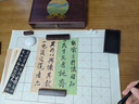 湖穎千里江山 龍吟升級款 文房四寶套裝高端毛筆套裝筆墨紙硯高檔書法硯臺墨條歙硯筆擱送禮佳品 曬單實拍圖