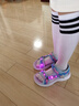 Skechers斯凱奇兒童涼鞋夏季款女童閃燈休閑鞋甜美亮燈時(shí)尚公主鞋303103L 曬單實(shí)拍圖