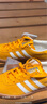 adidas「T頭鞋」STADT經(jīng)典時尚薄底運動板鞋男女阿迪達斯三葉草   黃色/亮白/漢玉白   38.5 曬單實拍圖