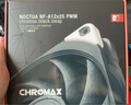 noctua NF-A12x25 PWM chromax.black.swap 貓扇12025機箱風(fēng)扇12CM LCP液晶聚合物 電腦散熱風(fēng)扇智能溫控 貓頭鷹 NF-A12x25 PWM CH.BK. 曬單實(shí)拍圖