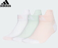 阿迪達斯（adidas）兒童襪子25夏季女童短筒襪小大童棉質(zhì)舒適運動(dòng)襪 三雙裝JN3850 曬單實(shí)拍圖
