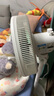 美的（Midea）電風(fēng)扇 家用七葉立式落地扇宿舍臥室輕音節能搖頭桌面小風(fēng)扇大風(fēng)力空氣循環(huán)風(fēng)扇 SAF30AC  曬單實(shí)拍圖