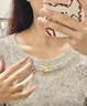 初凰黃金四葉草項鏈女2025年新款小吊墜送女朋友金包銀鎖骨鏈七夕禮物 足、四葉草吊墜重約0.32g 曬單實(shí)拍圖