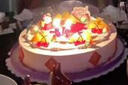 元祖（GANSO）14號蟠桃祝壽鮮奶蛋糕2350g 生日蛋糕同城配送當日送達動物奶油 曬單實拍圖