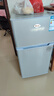 Heiai小冰箱小型家用一級能效冷藏冷凍兩用宿舍出租房雙門辦公室電冰箱節(jié)能電冰箱 【單人精致】58升-BCD-58B138升級款 曬單實拍圖