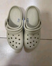 crocs卡駱馳厚底云朵洞洞鞋戶外|206750 骨白色-2Y2 37/38(240mm)  曬單實(shí)拍圖