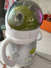 babycare鈦空杯兒童保溫杯寶寶學(xué)飲杯恐龍吸管水杯水壺不銹鋼保溫杯300ml 曬單實(shí)拍圖