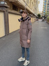 波司登25年羽絨服男女中長款運動遠(yuǎn)紅外蓄熱學(xué)生外套B250246064DS 曬單實拍圖