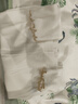 迷你巴拉女寶打底褲夏高彈柔軟褲子莫代爾甜美羅紋七分褲 曬單實拍圖