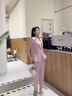 紫魅俏春夏季西裝女薄款七分袖新款干練氣質(zhì)女裝正式場(chǎng)合職業(yè)裝套裝正裝 單件  灰色西裝 4XL 曬單實(shí)拍圖