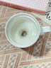 西柚灼華全自動(dòng)攪拌杯磁力電動(dòng)咖啡杯可充電陶瓷內膽沖豆漿牛奶粉攪拌杯 奶油白【內膽純瓷】 340ml 曬單實(shí)拍圖