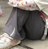 優(yōu)優(yōu)1點(diǎn)（Yoyo one）女童速干褲春夏運(yùn)動(dòng)褲兒童夏季褲子2025年新款女孩大童闊腿瑜伽褲 15150藕紫色 140 曬單實(shí)拍圖