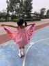 G.DUCKKIDS小黃鴨女寶寶公主裙子2025新款夏季裝兒童蝴蝶翅膀女童吊帶連衣裙 粉色 120 (建議105-115cm 4-5.2周歲) 曬單實(shí)拍圖