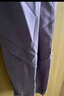 范斯蒂克運動套裝女跑步服速干健身訓練氣質短袖瑜伽服夏季 淺紫色+淺灰色兩件套 TC32626 M（建議95-105斤） 曬單實拍圖