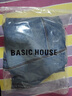 百家好（Basic House）Basic House/百家好春季新款韓版寬松百搭牛仔外套女短款?yuàn)A克上衣 深藍(lán) L 曬單實(shí)拍圖