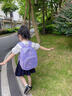 迪士尼（disney）幼兒園書包兒童女孩可愛超輕高顏值透氣大容量雙肩包背包  冰雪紫 曬單實拍圖