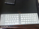 圖歐索折疊鍵盤(pán)便攜小巧無(wú)線(xiàn)三藍牙適用手機ipad平板筆記本電腦辦公打字專(zhuān)用靜音帶觸控板數字鍵鼠標套裝 鍵鼠套裝【銀白色】雙藍牙+無(wú)線(xiàn)丨多設備一鍵切換 曬單實(shí)拍圖