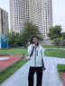 波司登（BOSIDENG）25新款90鵝絨功能軟殼羽絨服男女同款防風防水外套B250331320 云溪白/黑藏青|8646/5295|864B S 160/84A 體重約100-110斤 曬單實拍圖