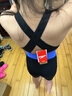速比濤（Speedo）兒童泳衣電氣矩陣黑標(biāo)Hero5.0鯊魚皮競(jìng)速連體泳衣女童 黑/藍(lán) 9-10 曬單實(shí)拍圖